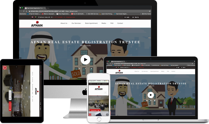 Afnan Real Estate Registration Trustee website